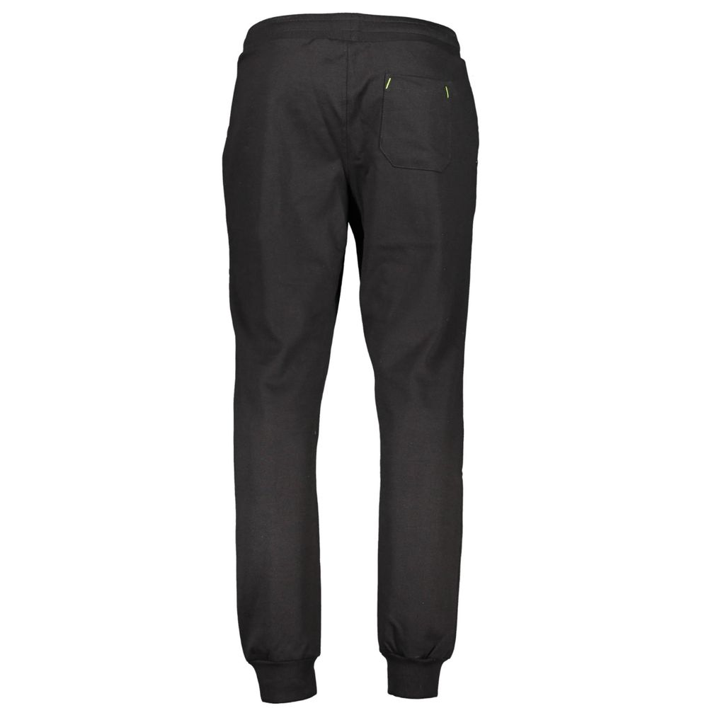 Pantalon de survêtement homme en coton noir Gianmarco Venturi