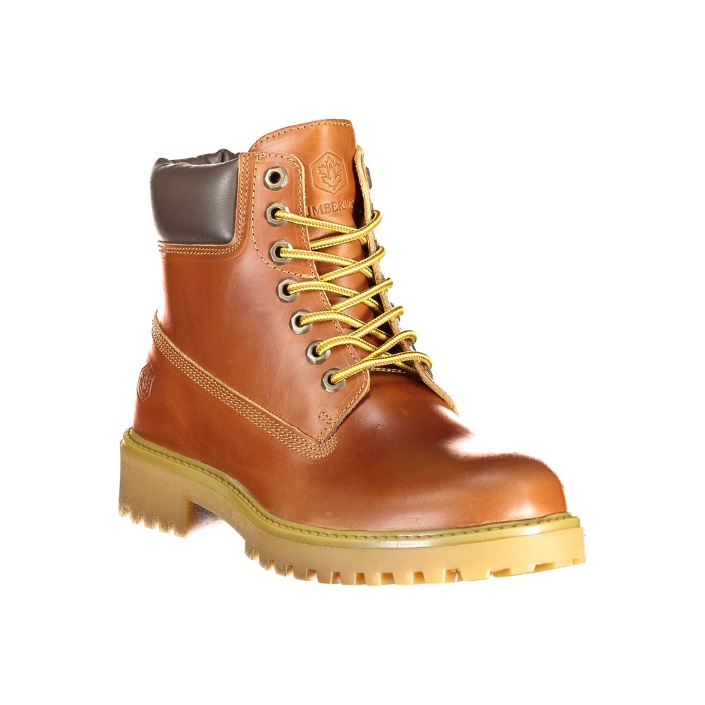 Sneaker homme en cuir marron Lumberjack