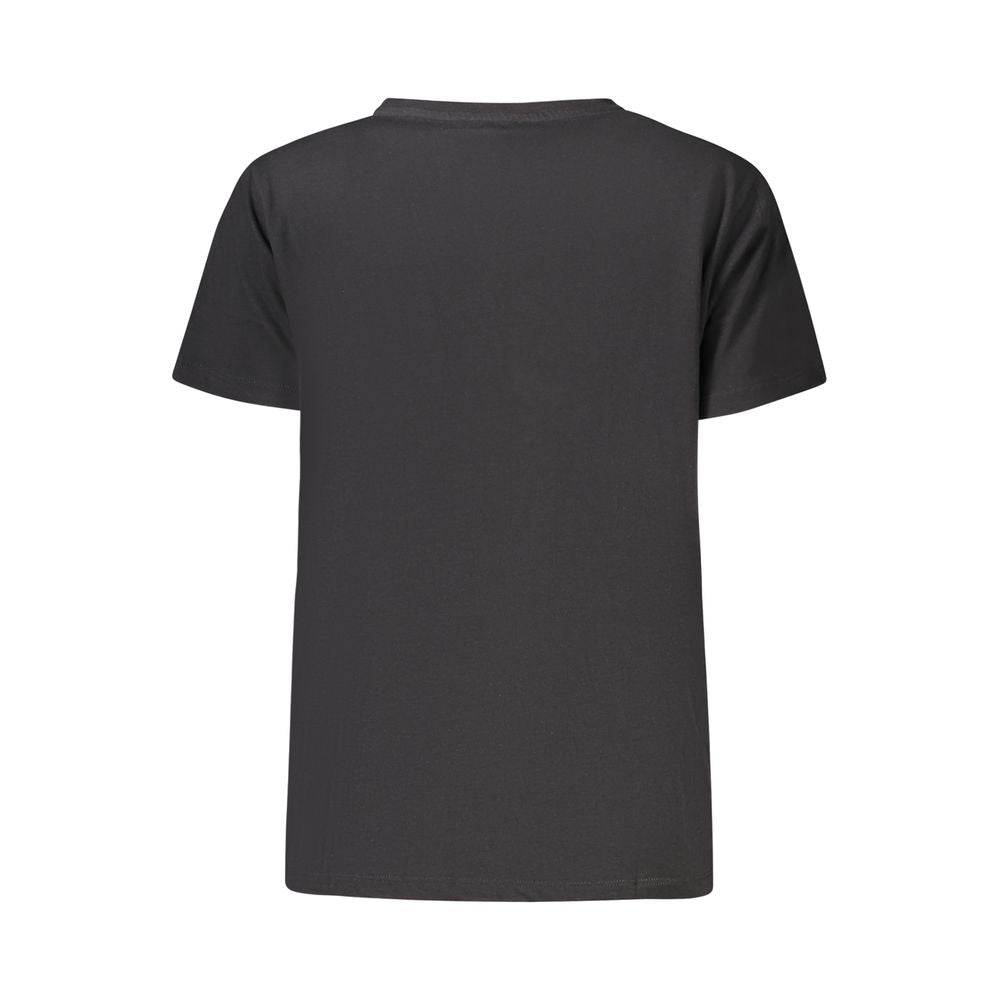 T-shirt Freddy noir en coton pour femme