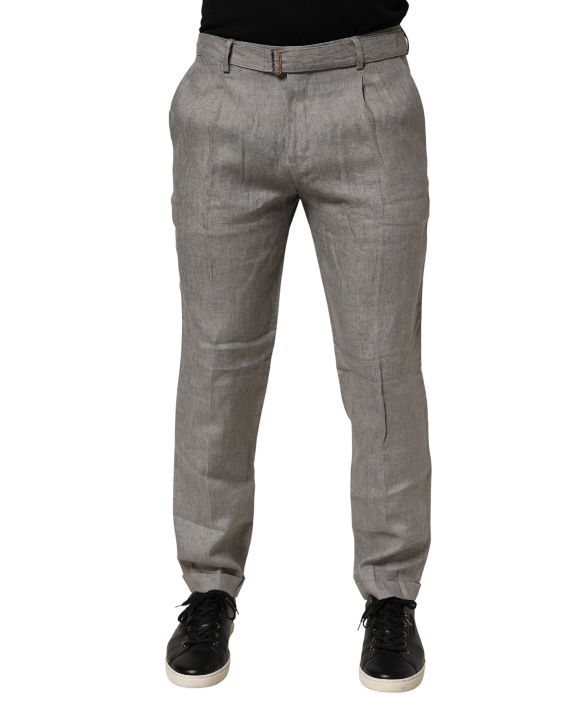 Pantalon Homme Skinny Habillé Gris Taille Moyenne Briglia 1949