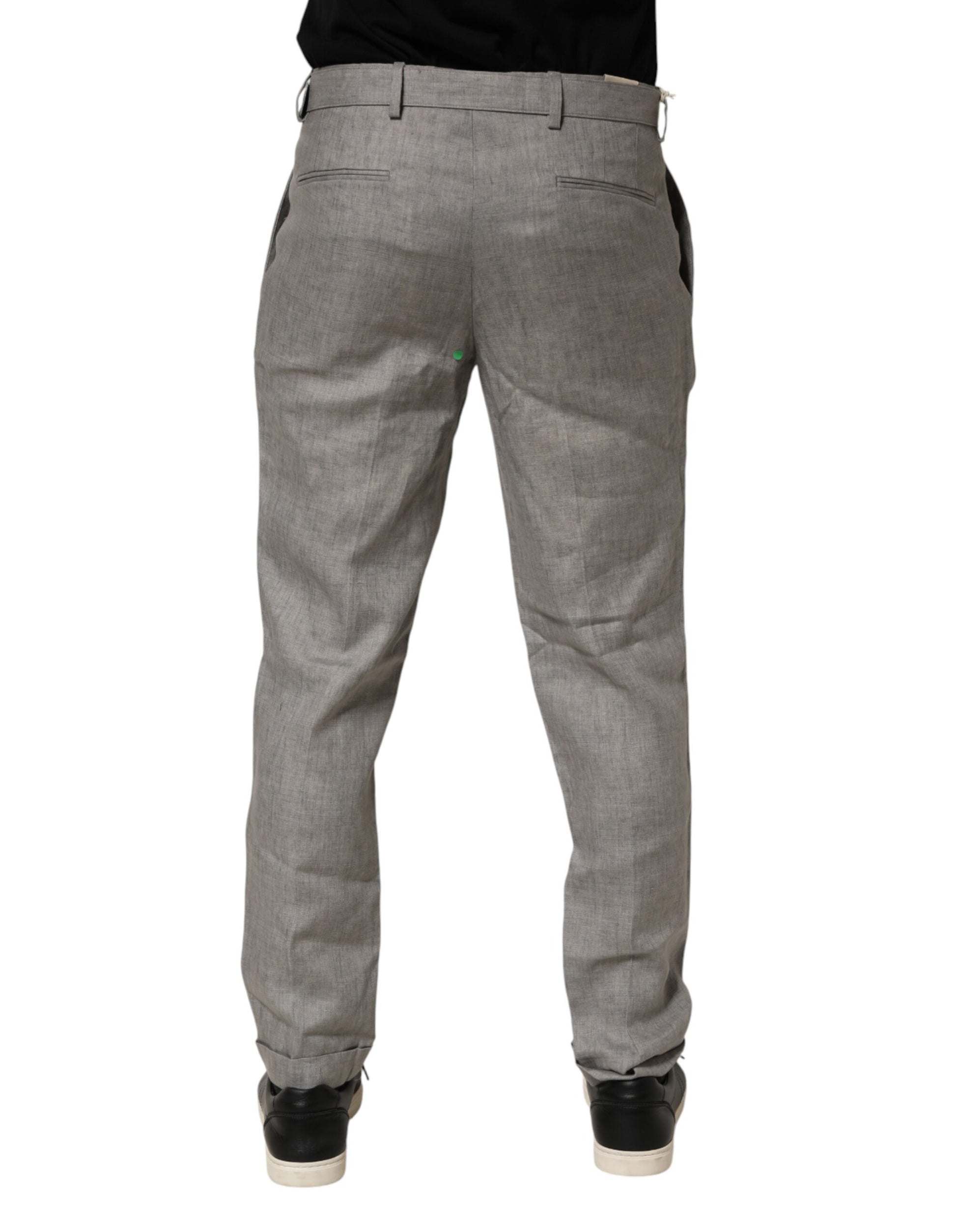 Pantalon Homme Skinny Habillé Gris Taille Moyenne Briglia 1949
