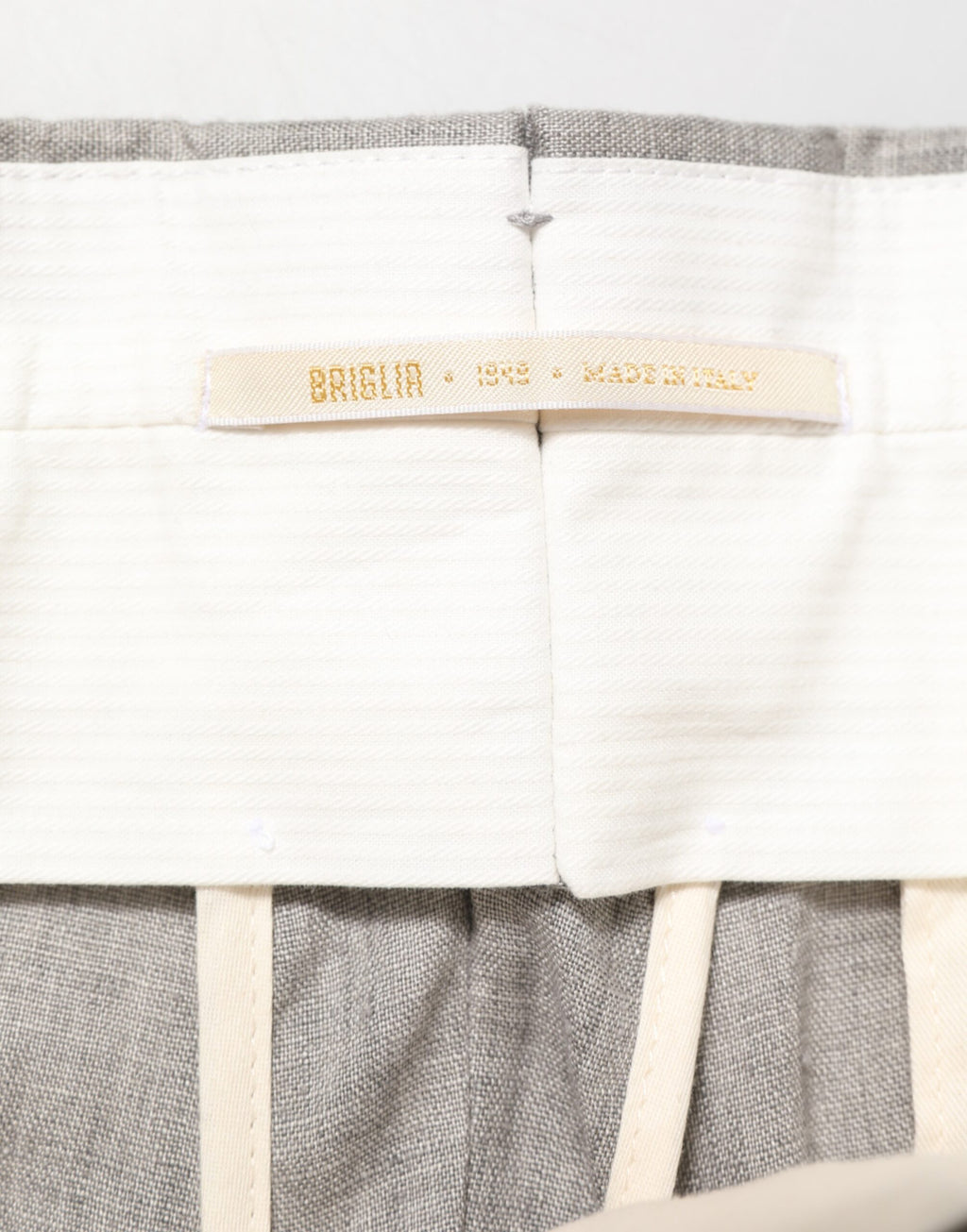 Pantalon Homme Skinny Habillé Gris Taille Moyenne Briglia 1949