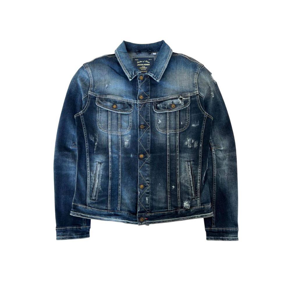 Veste en jean en coton bleu Jack & Jones pour homme