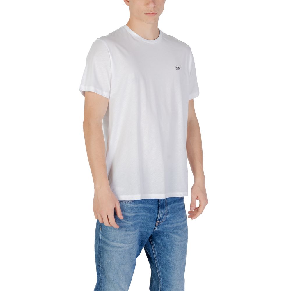T-shirt en coton blanc Emporio Armani Underwear