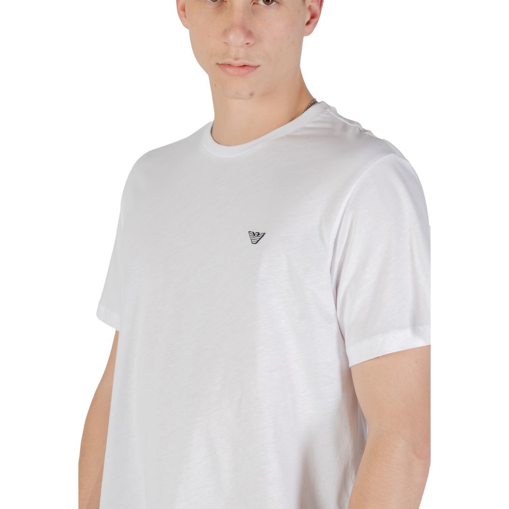 T-shirt en coton blanc Emporio Armani Underwear