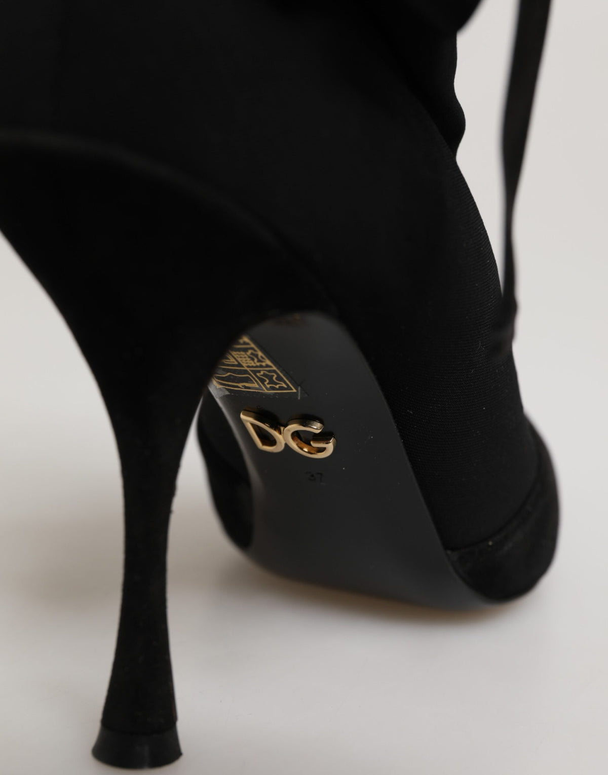 Dolce & Gabbana Escarpins Noirs Lacés Bottes Chaussures