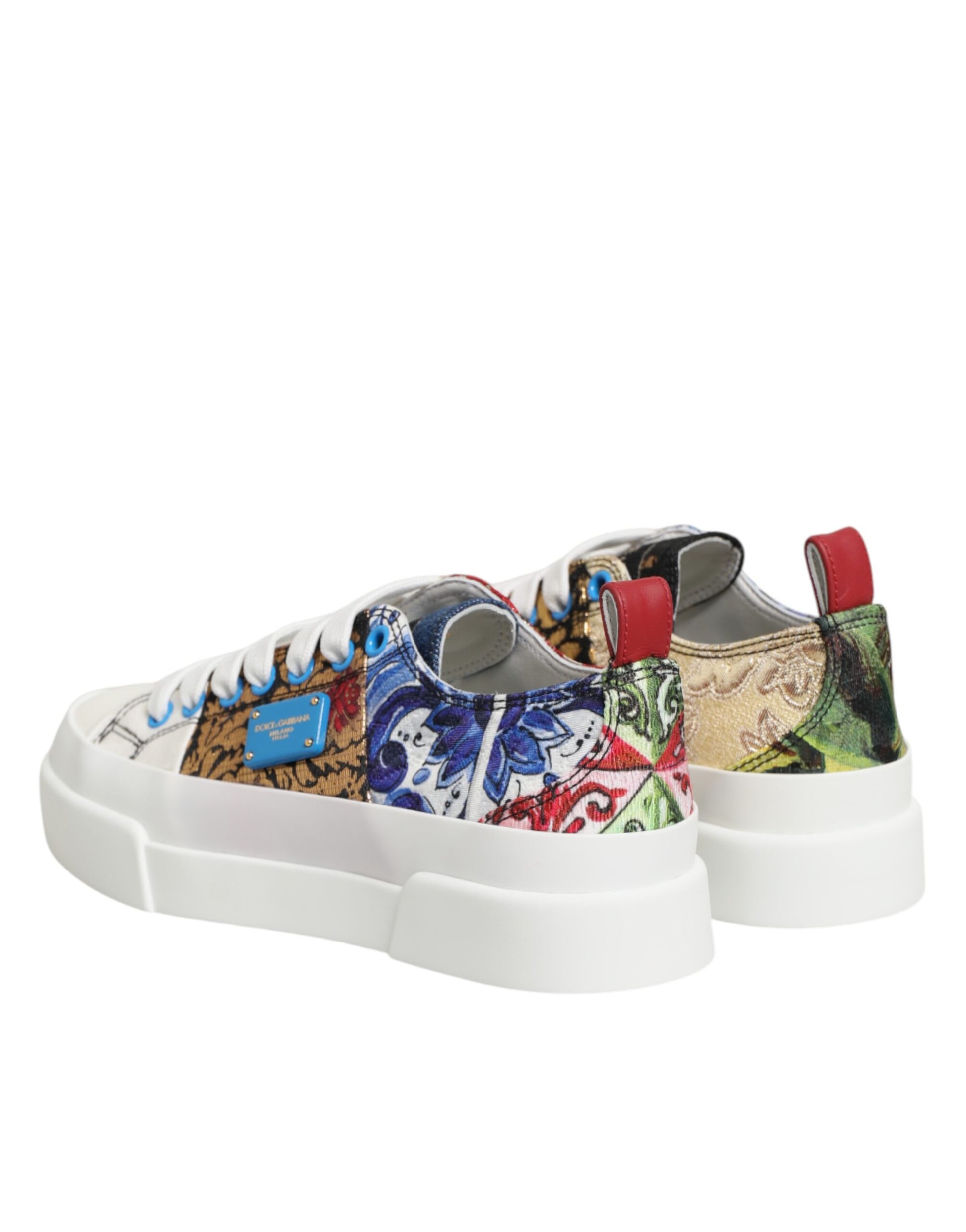 Chaussures Baskets Basses Dolce & Gabbana Patchwork Multicolore