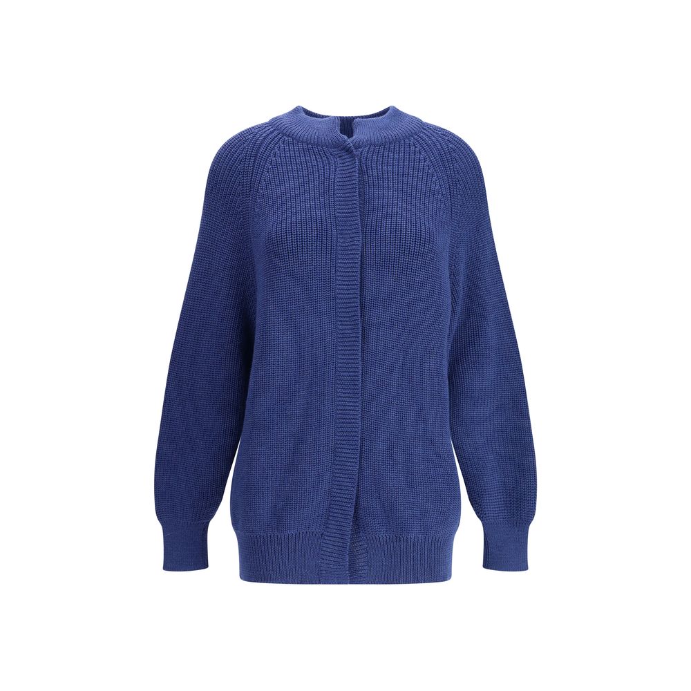 Ella Blue Merino Wool Sweatshirt