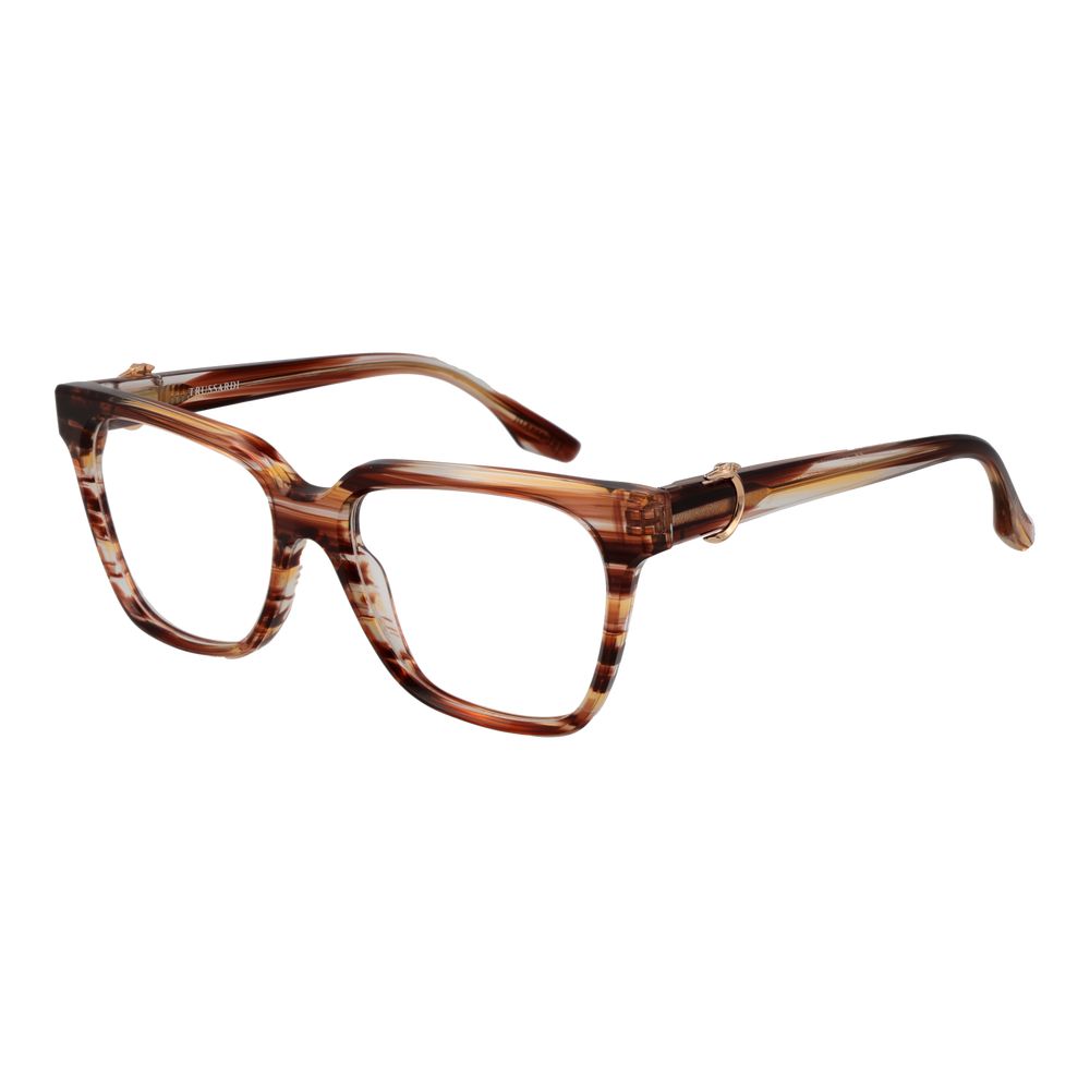 Lunettes (monture) en acétate orange Trussardi