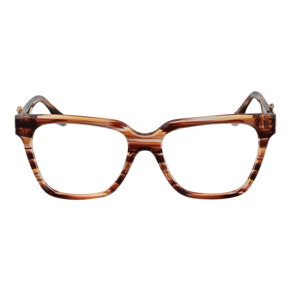 Lunettes (monture) en acétate orange Trussardi