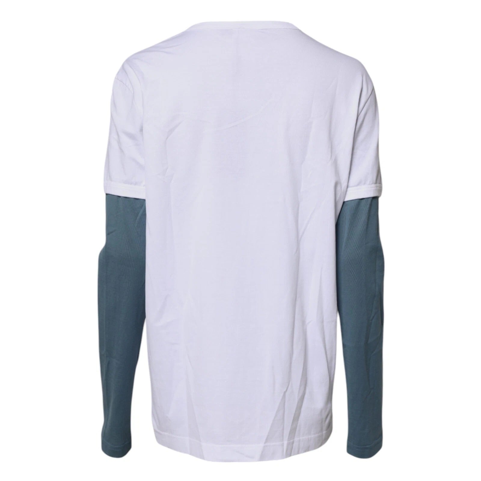 T-shirt Dolce & Gabbana en coton blanc à col rond et imprimé graphique