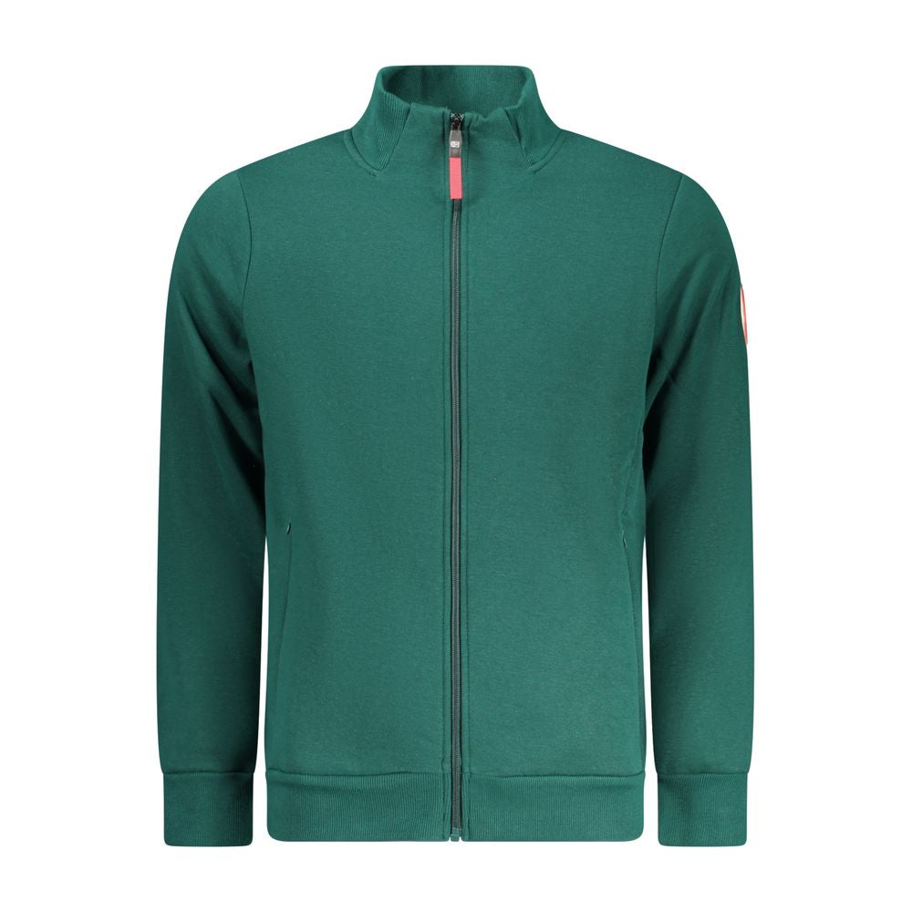 Norvège 1963 Sweat-shirt homme en coton vert Verde
