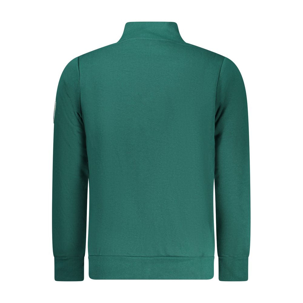 Norvège 1963 Sweat-shirt homme en coton vert Verde