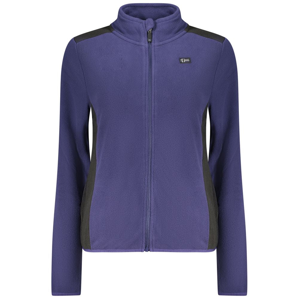 Norvège 1963 Polyester Bleu Sweat-shirt Femme