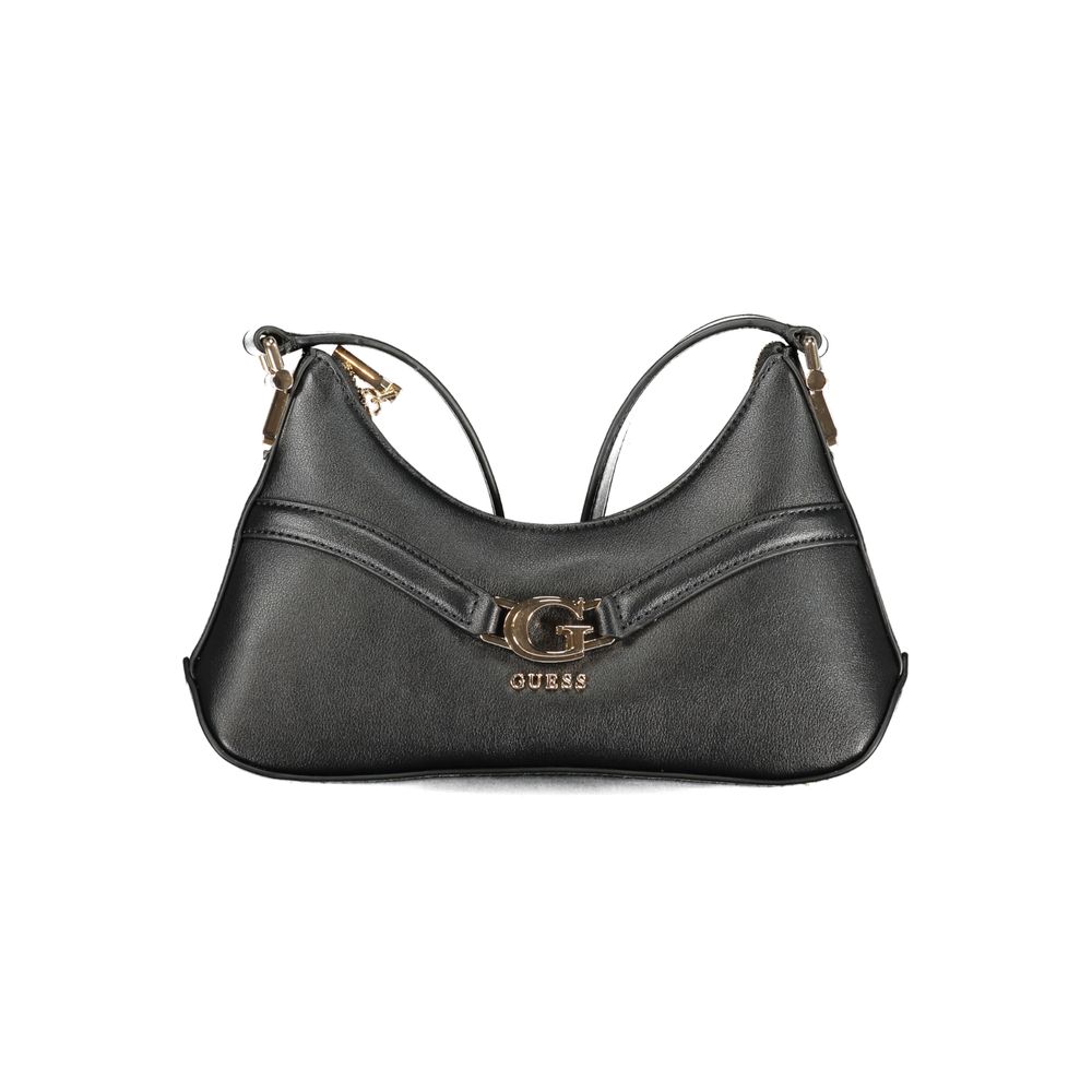 Guess Jeans Sac à bandoulière en polyuréthane noir pour femme