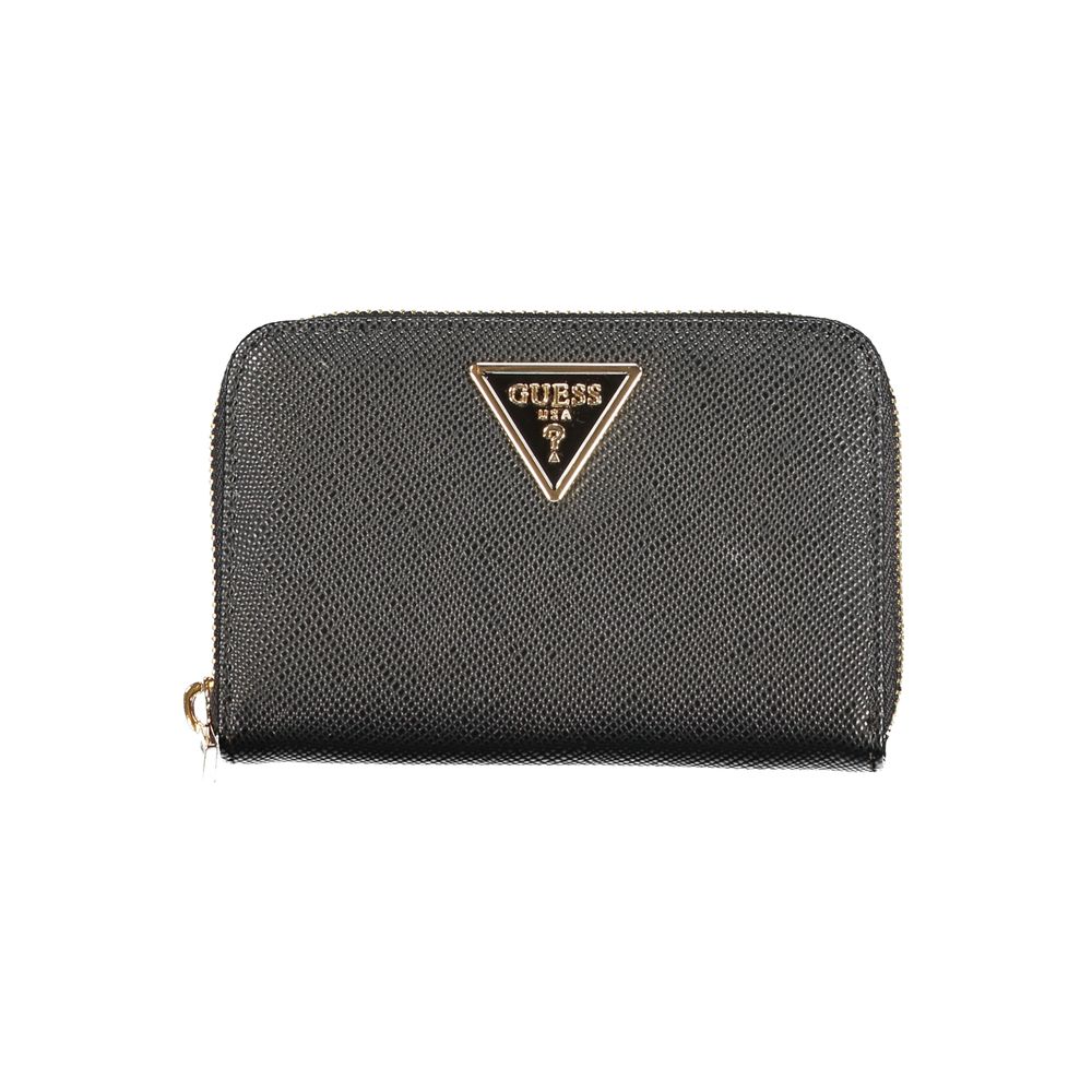Portefeuille Femme Guess Jeans Noir Polyuréthane