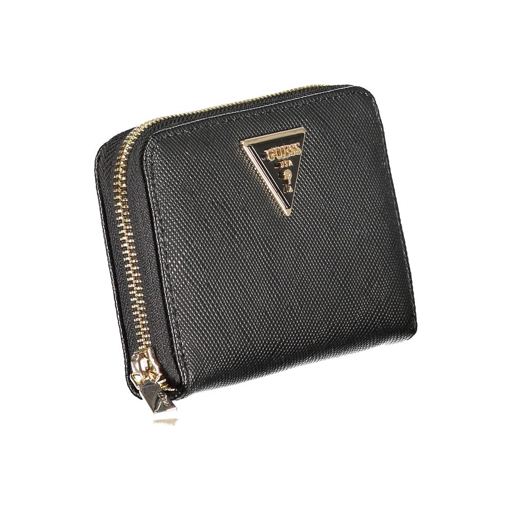 Portefeuille Femme Guess Jeans Noir Polyuréthane