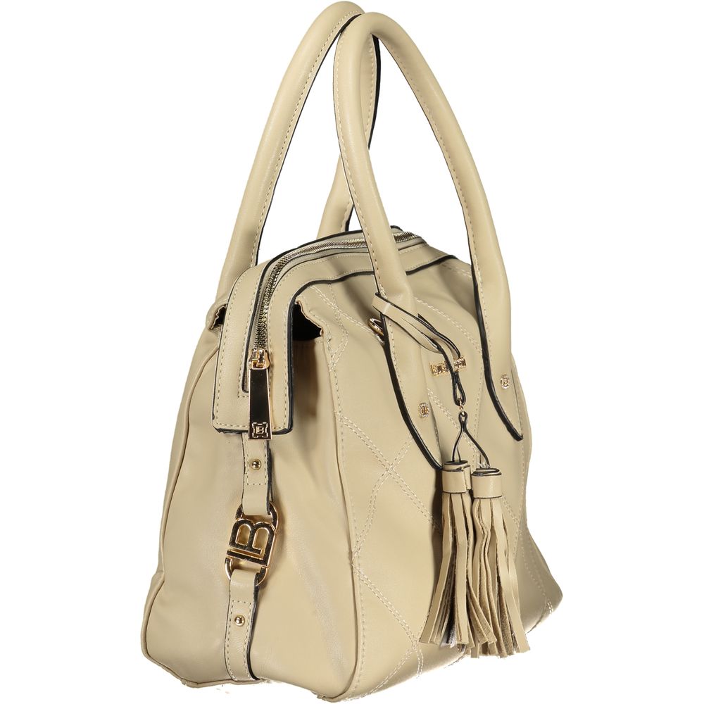Sac à main Laura Biagiotti en PVC beige pour femme
