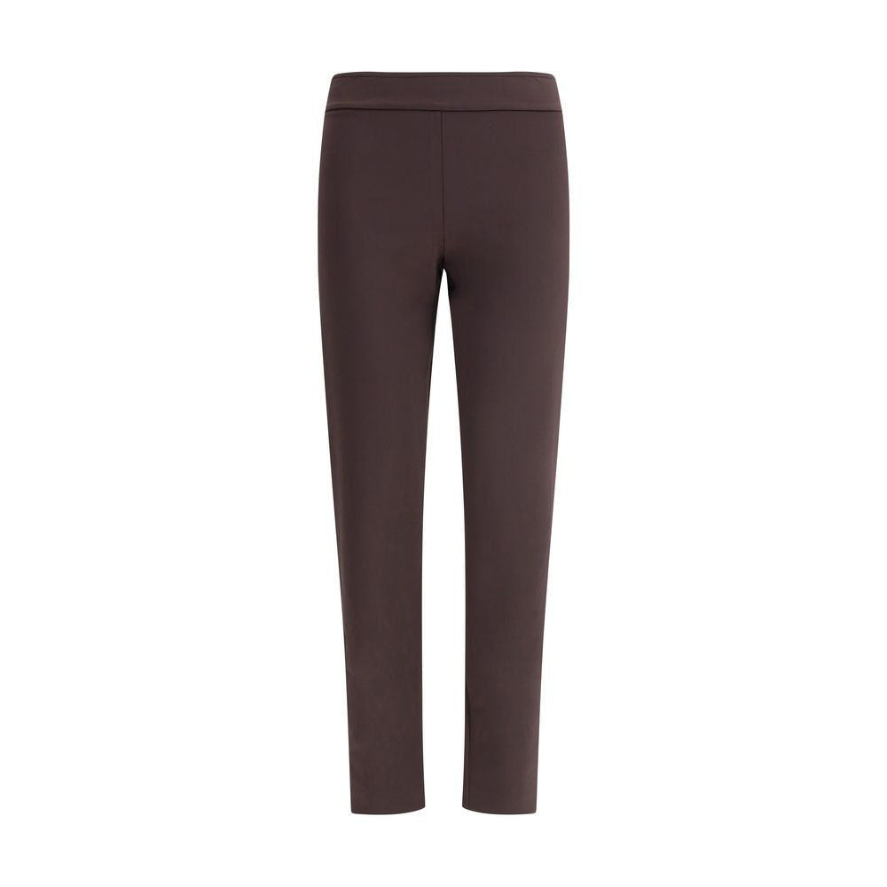 Pantalon décontracté en polyamide marron Avenue Montaigne