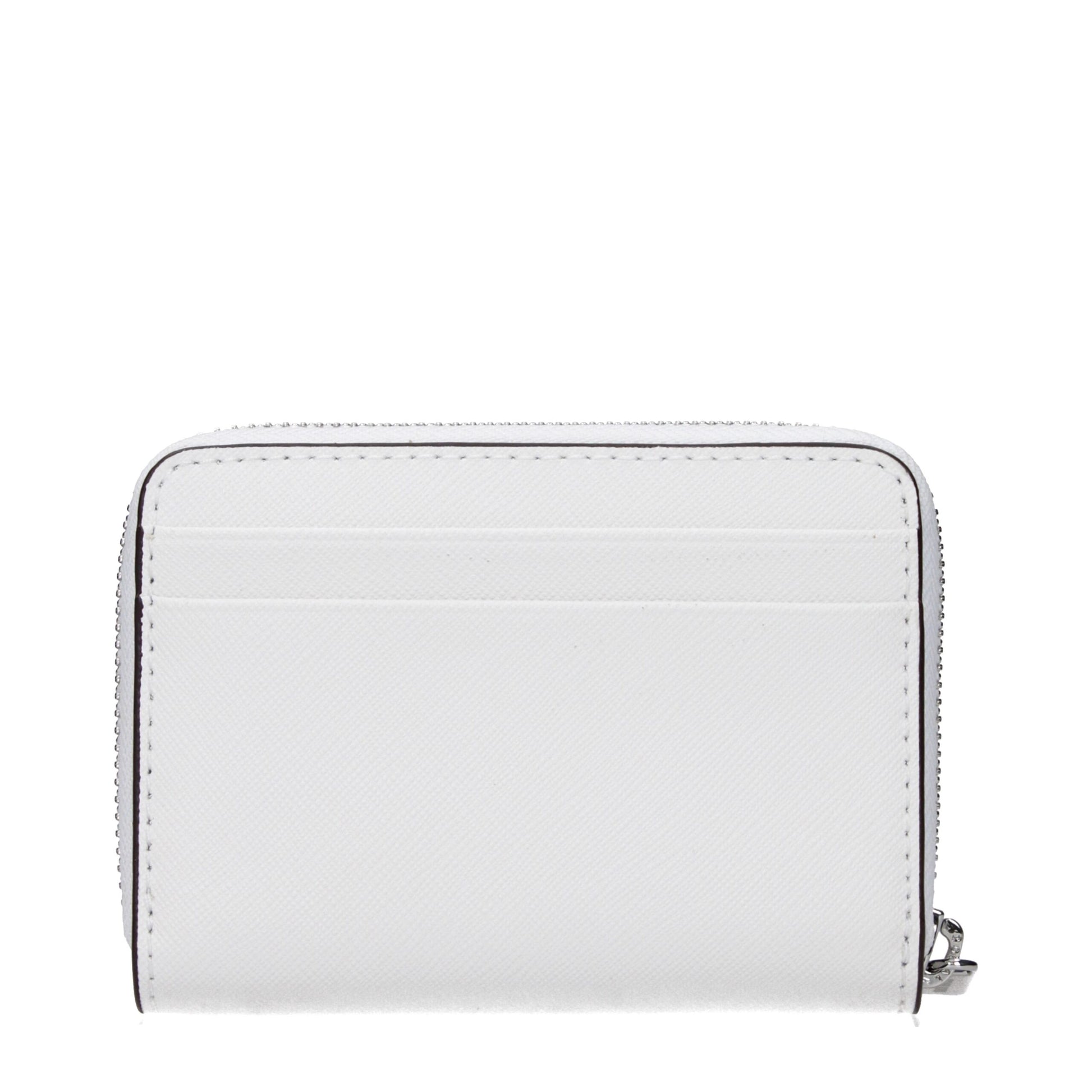 Porte-cartes Michael Kors en cuir blanc