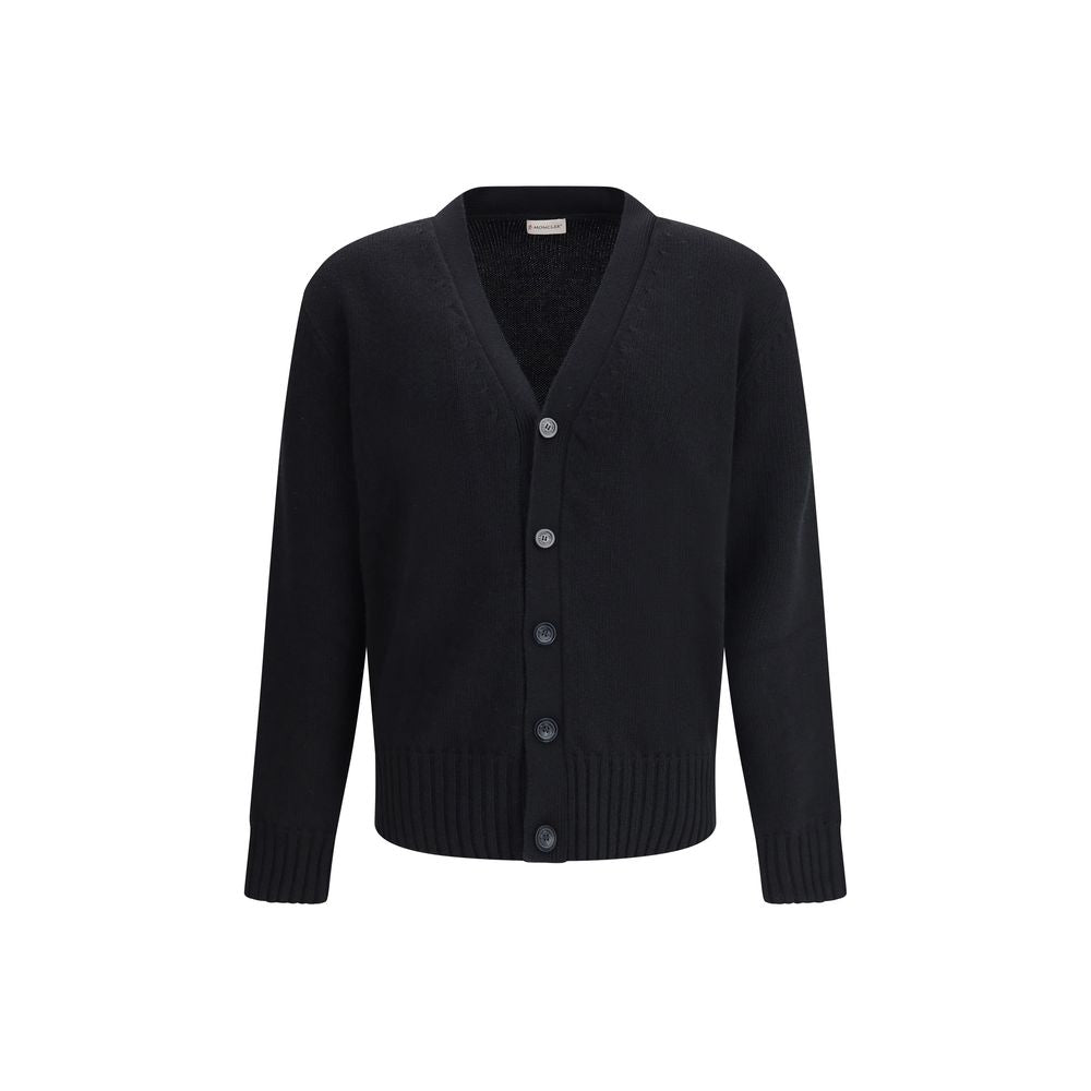Moncler Black Fleece Wool Cardigan