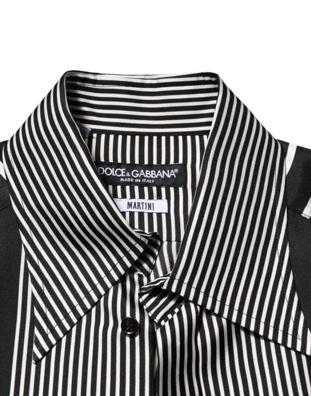 Chemise Habillée Homme MARTINI à Rayures Noires et Blanches Dolce & Gabbana
