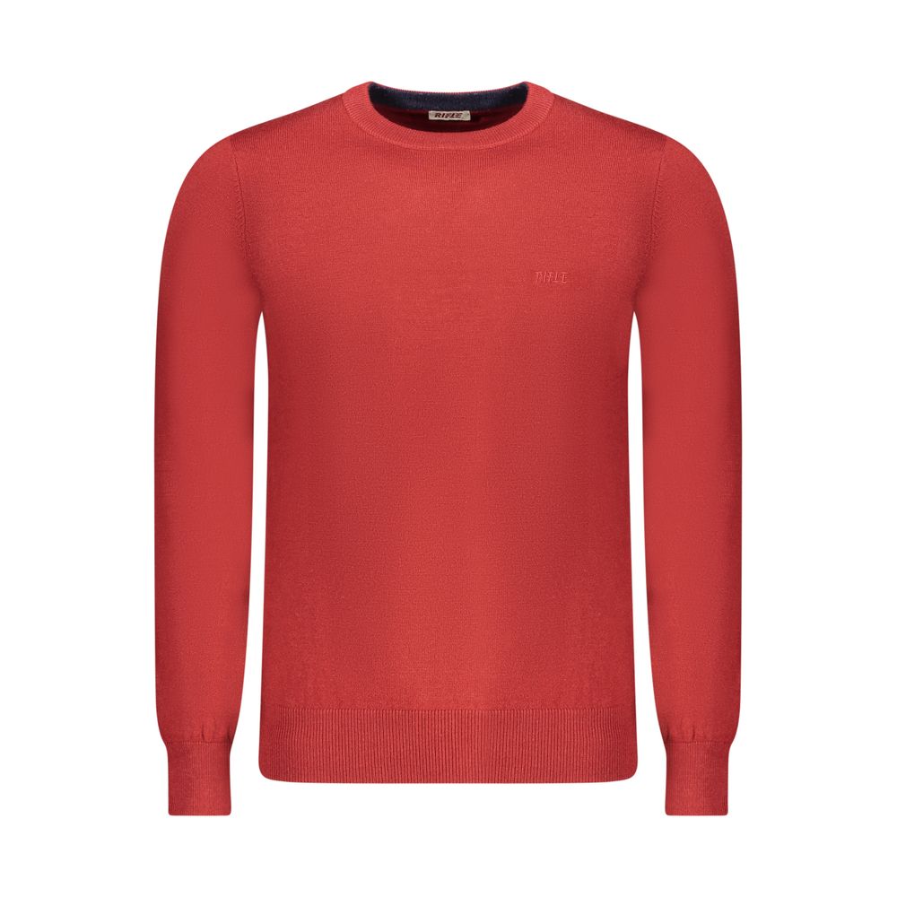 Chandail rouge en laine pour hommes, modèle Rifle