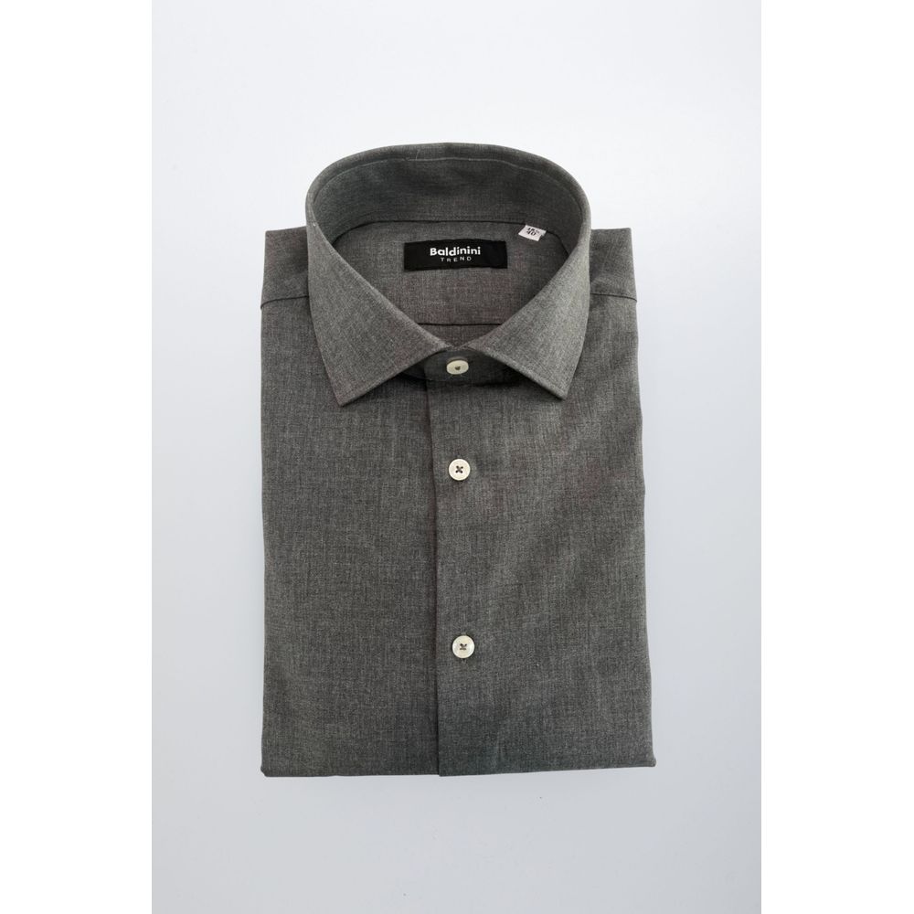 Baldinini Trend Grey Dress Shirt for Men
