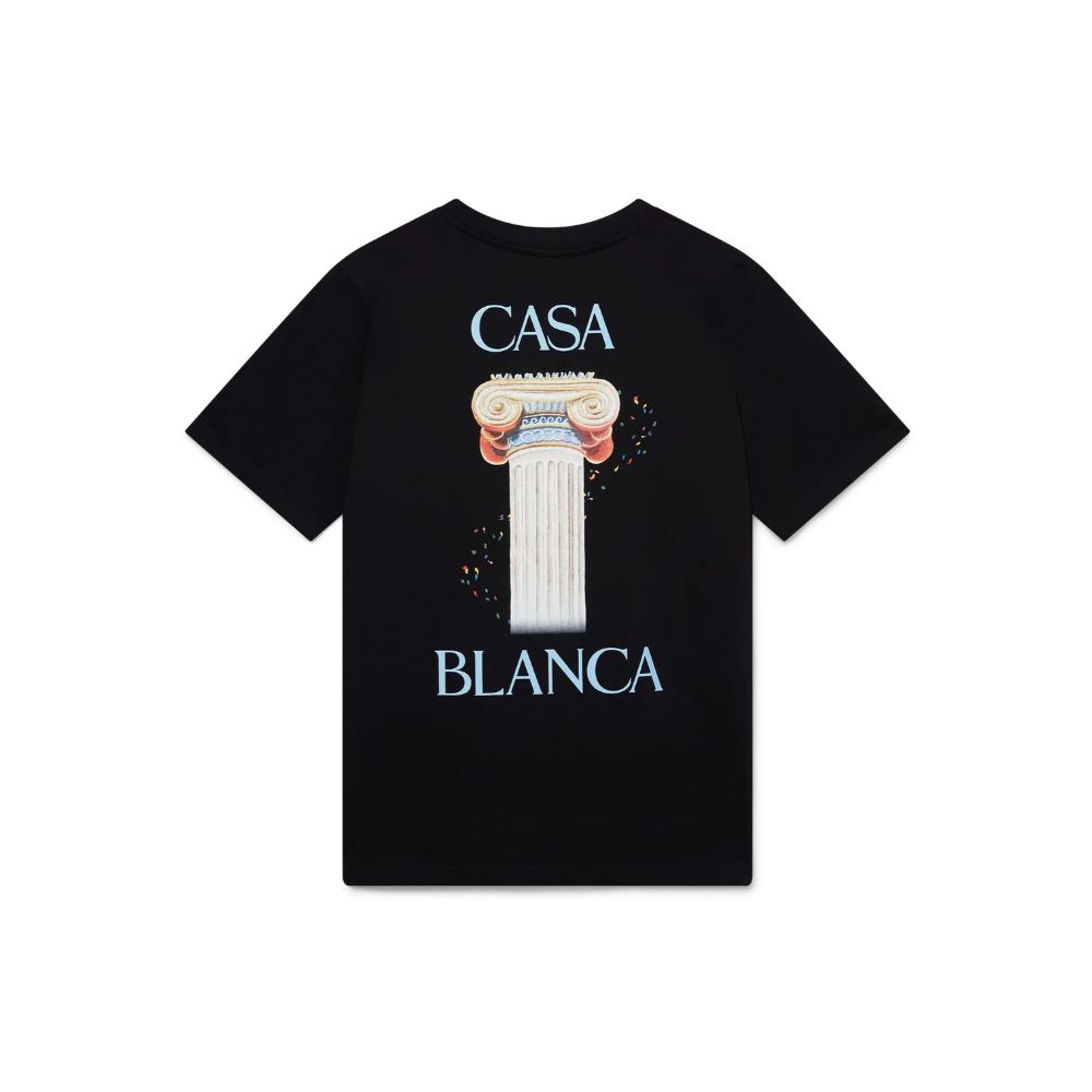 Casablanca Black Cotton T-Shirt