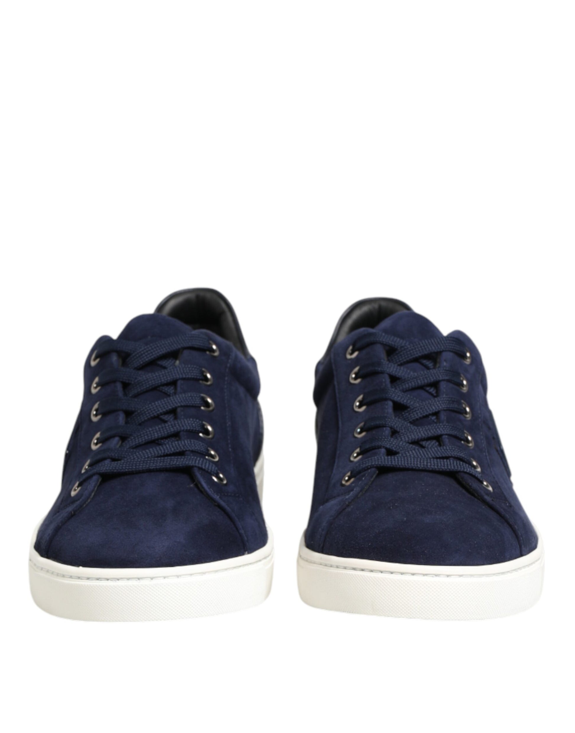 Baskets basses Dolce & Gabbana en cuir et daim bleus