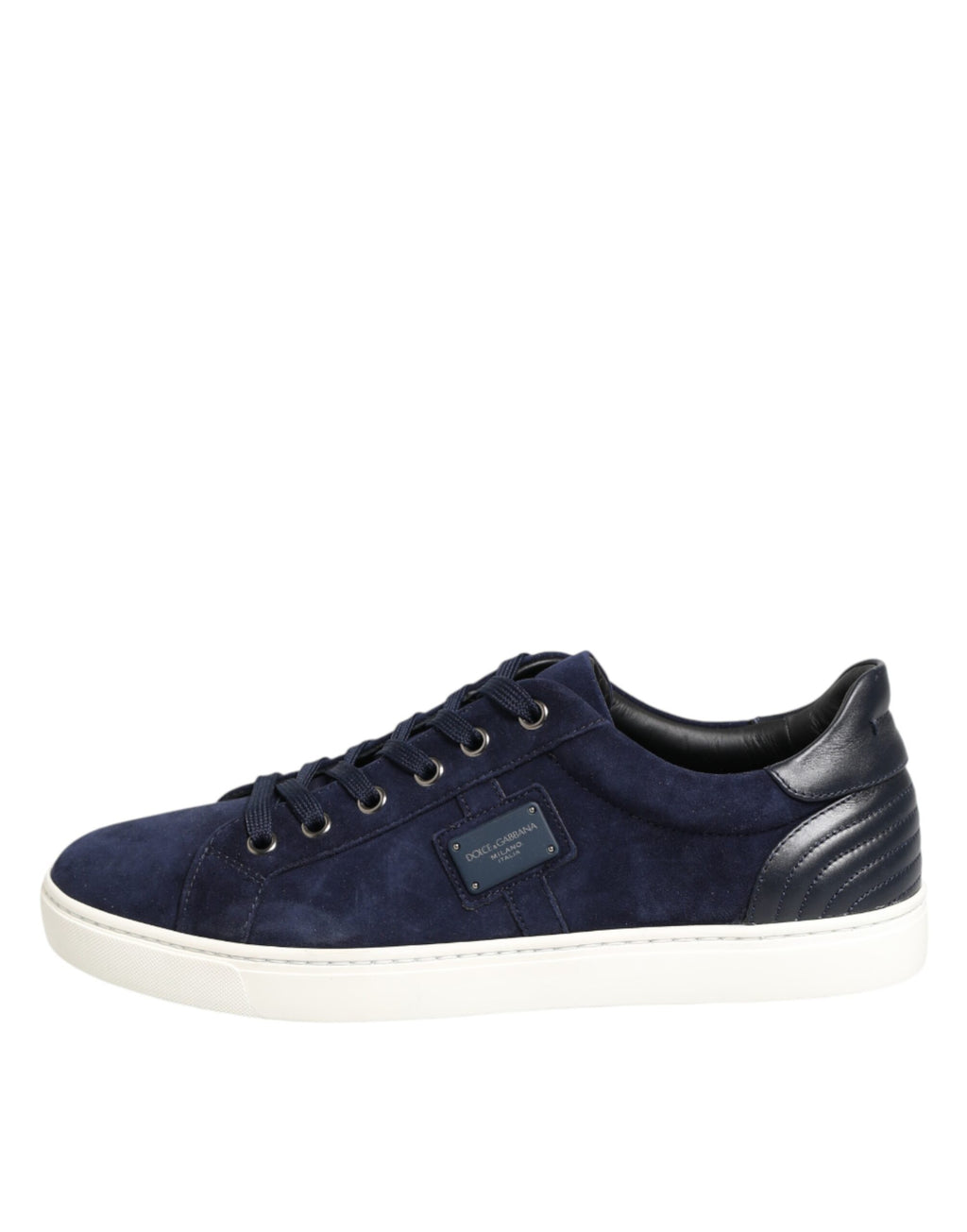 Baskets basses Dolce & Gabbana en cuir et daim bleus