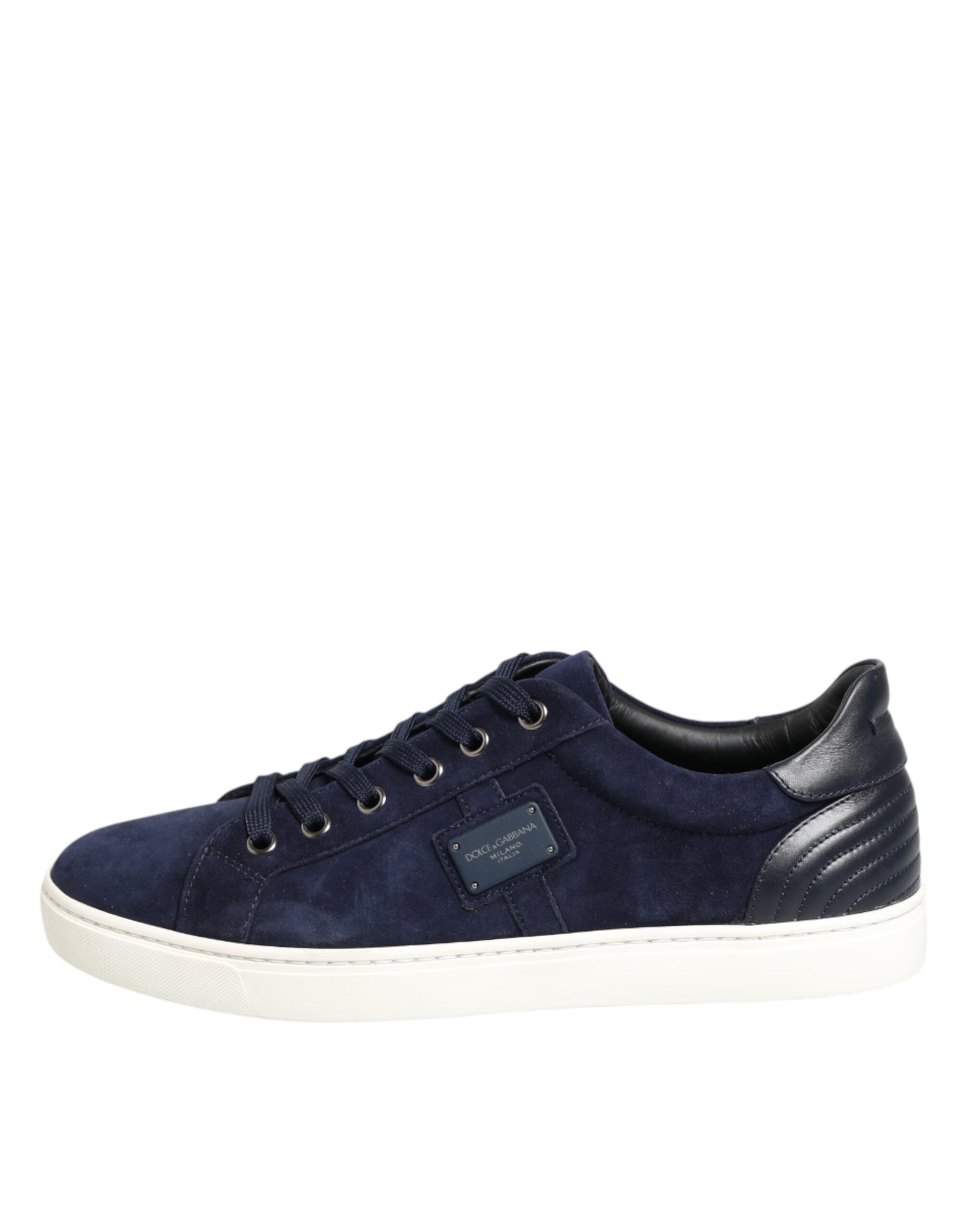 Baskets basses Dolce & Gabbana en cuir et daim bleus