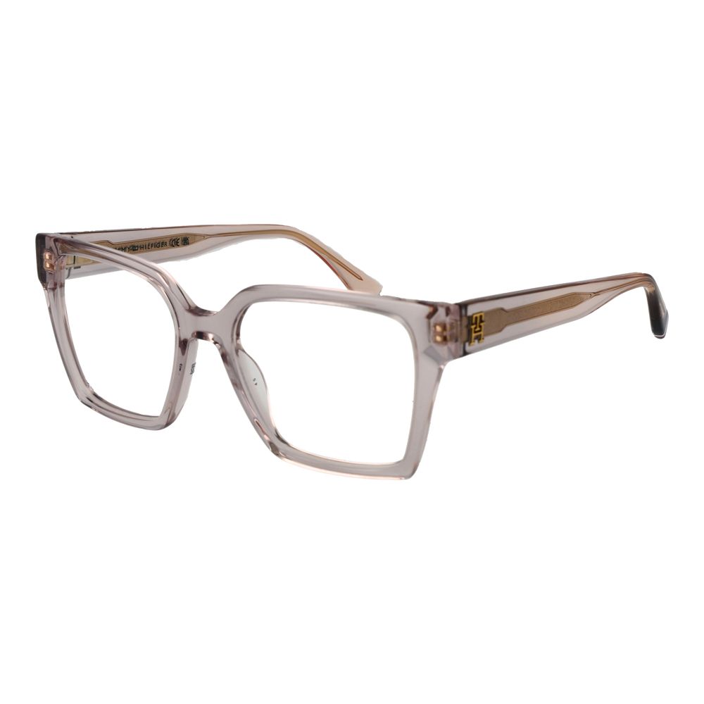 Lunettes (monture) Tommy Hilfiger roses en acétate