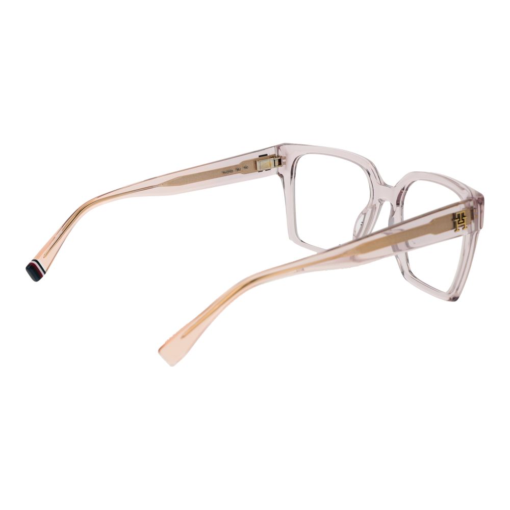 Lunettes (monture) Tommy Hilfiger roses en acétate