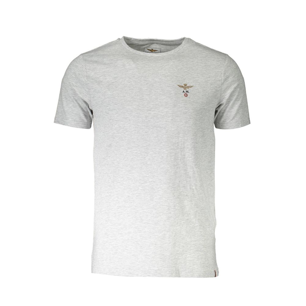 T-Shirt Homme Coton Gris Aeronautica Militare