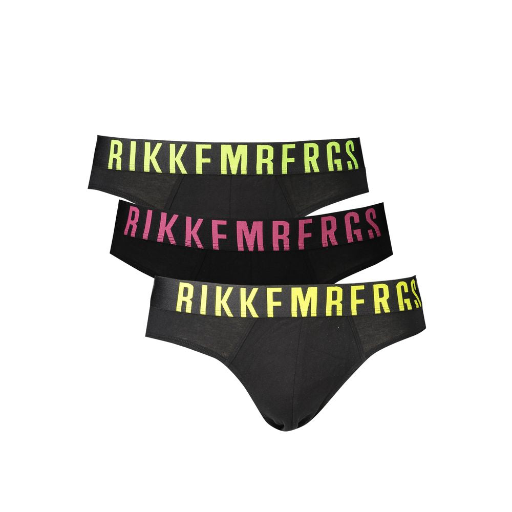 Sous-vêtement Bikkembergs noir en polyester pour homme