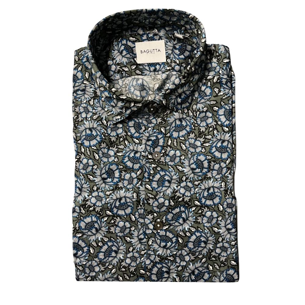 Bagutta Multicolor Cotton Men's Shirt