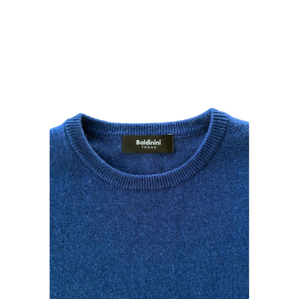 Pull homme Baldinini Trend en cachemire bleu