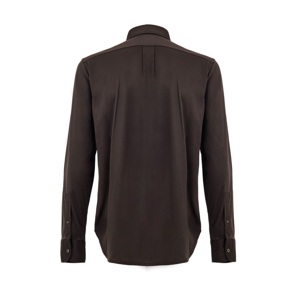Tom Ford Brown Silk Shirt