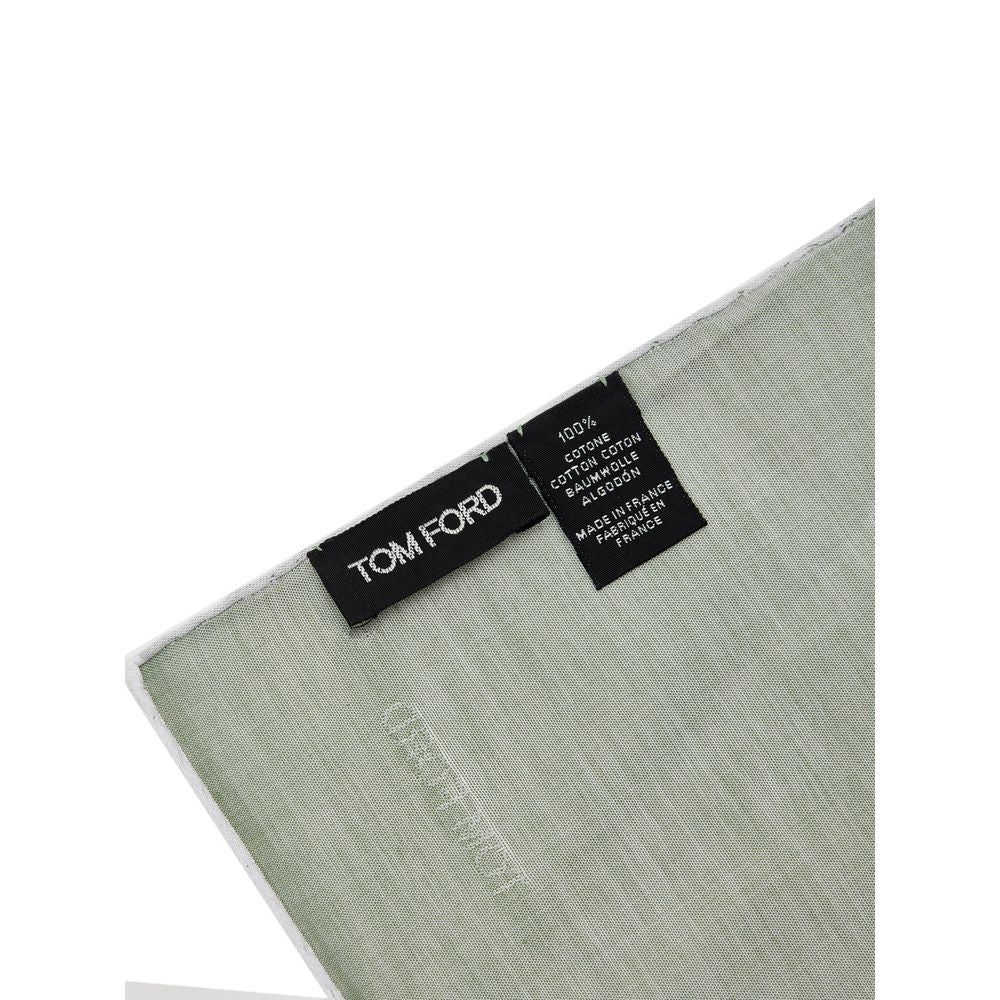 Pochette de costume Tom Ford en coton vert