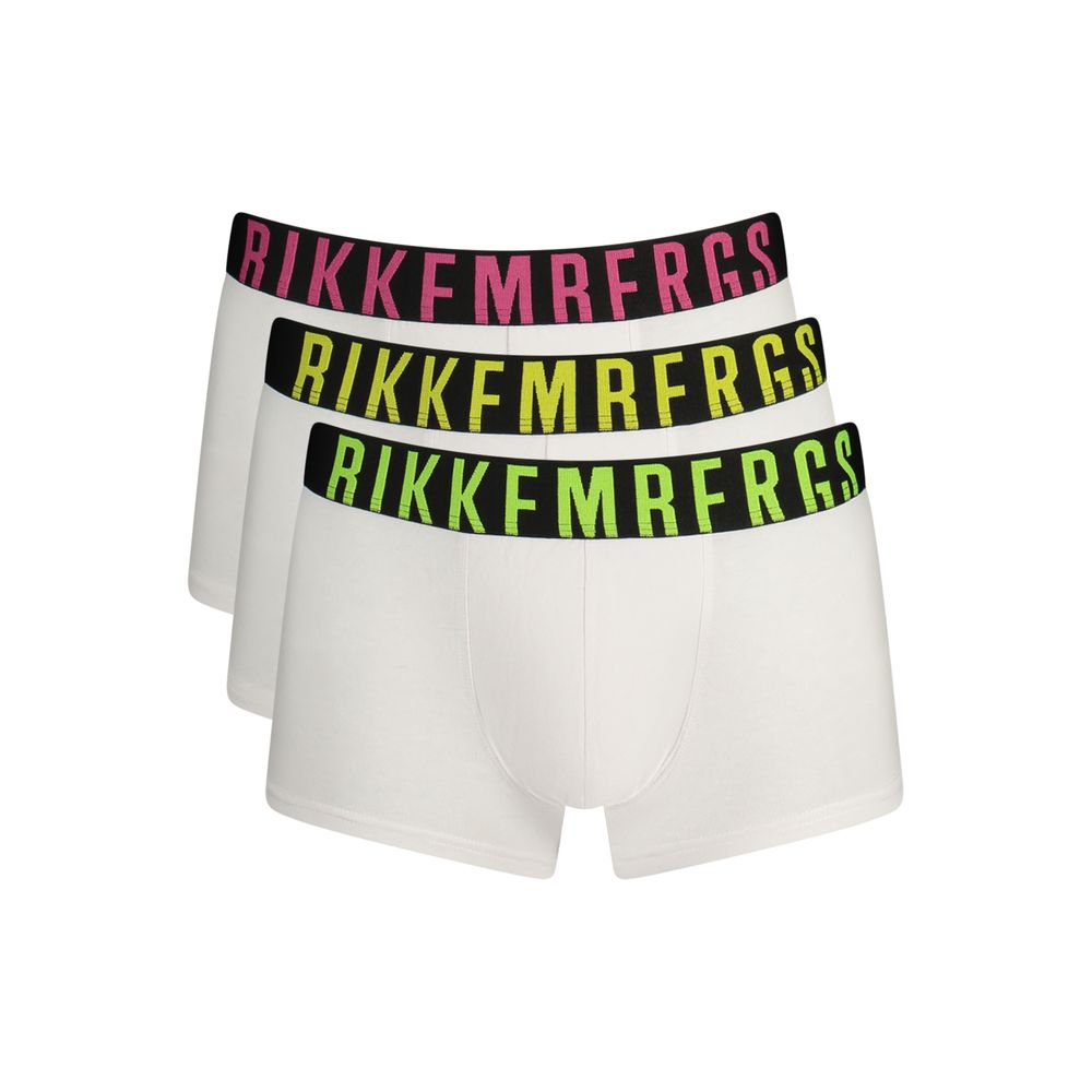 Caleçon Boxer Homme en Polyester Fluorescent Bikkembergs