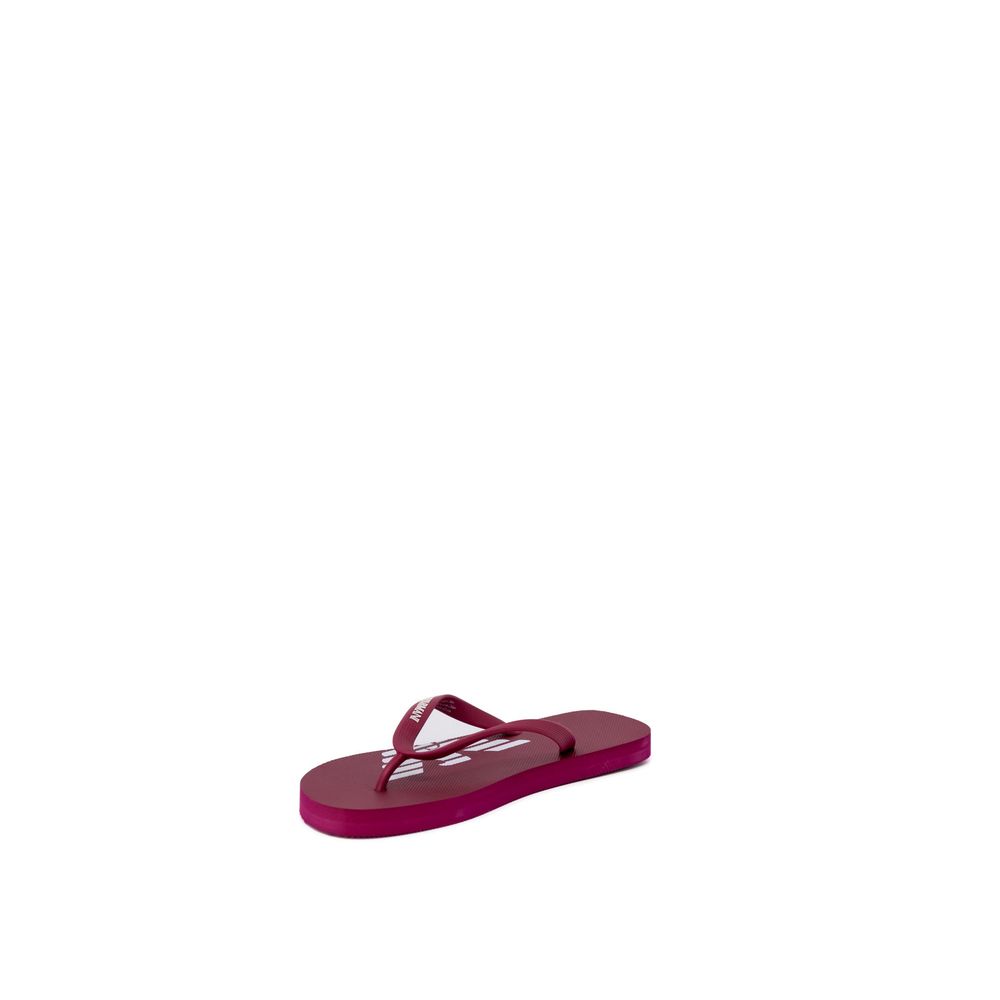 Tongs en caoutchouc multicolores Emporio Armani Underwear