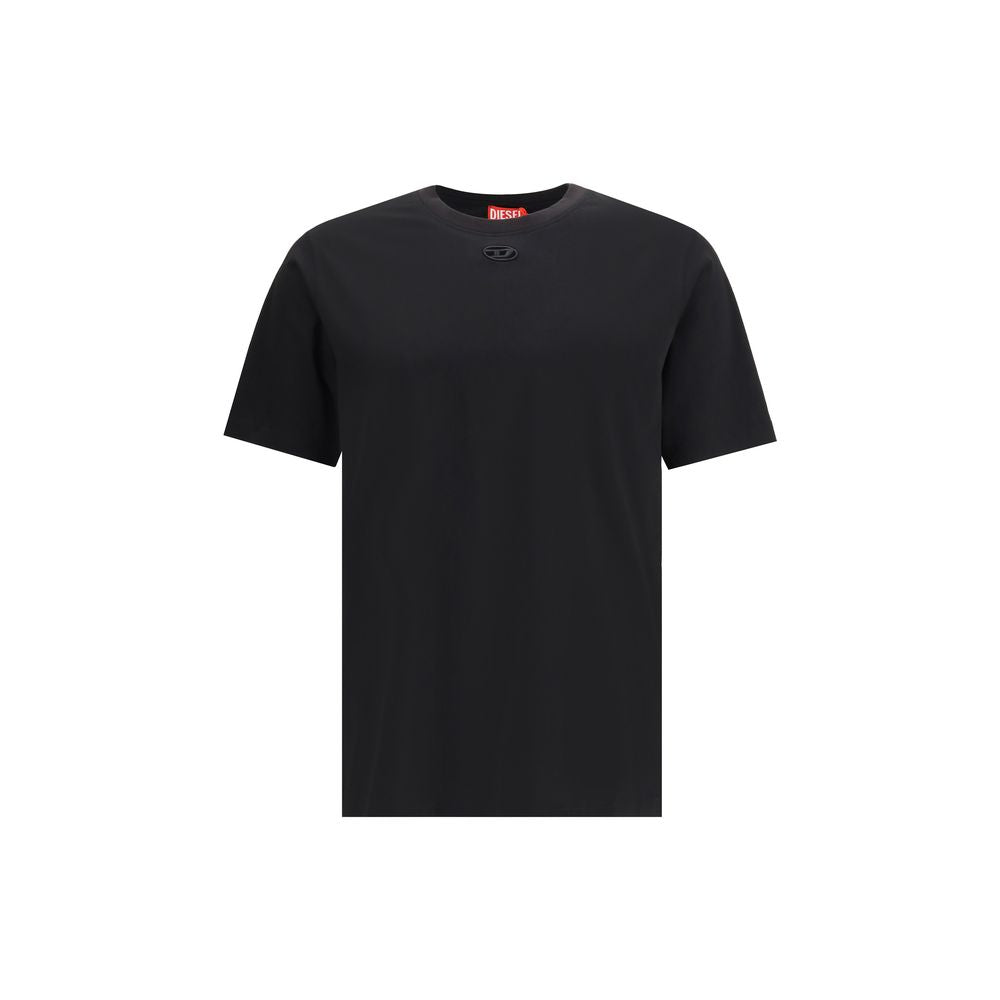 Diesel Black Cotton T-Shirt