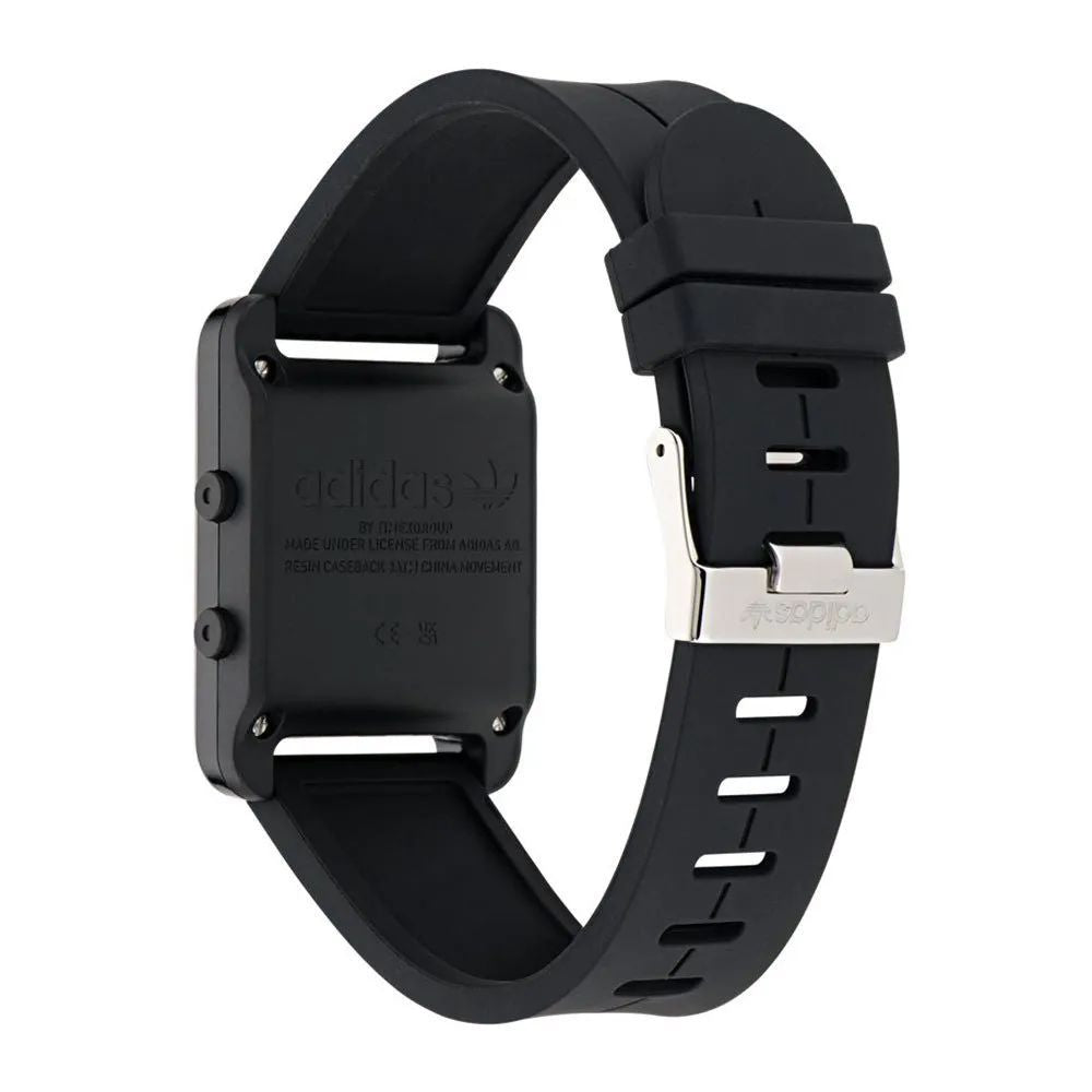 Montre digitale Adidas noire en synthétique