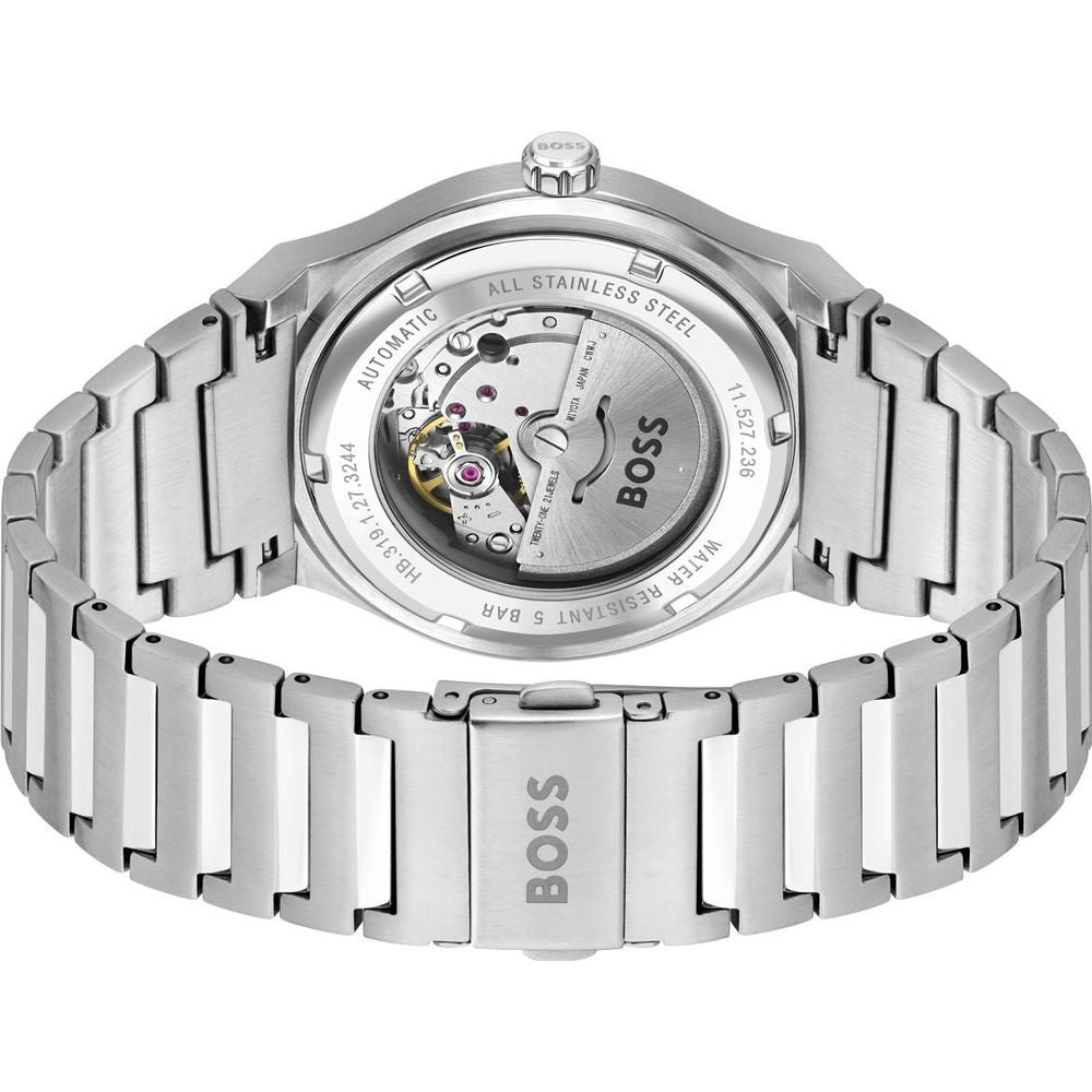Montre de soirée Hugo Boss en acier inoxydable gris