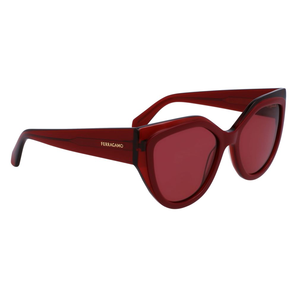 Lunettes de soleil Ferragamo en acétate multicolore