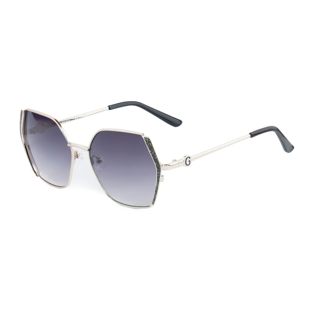 Lunettes de soleil Guess en métal gris