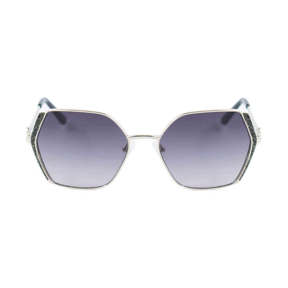 Lunettes de soleil Guess en métal gris