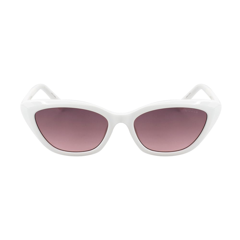 Lunettes de soleil injectées blanches Guess