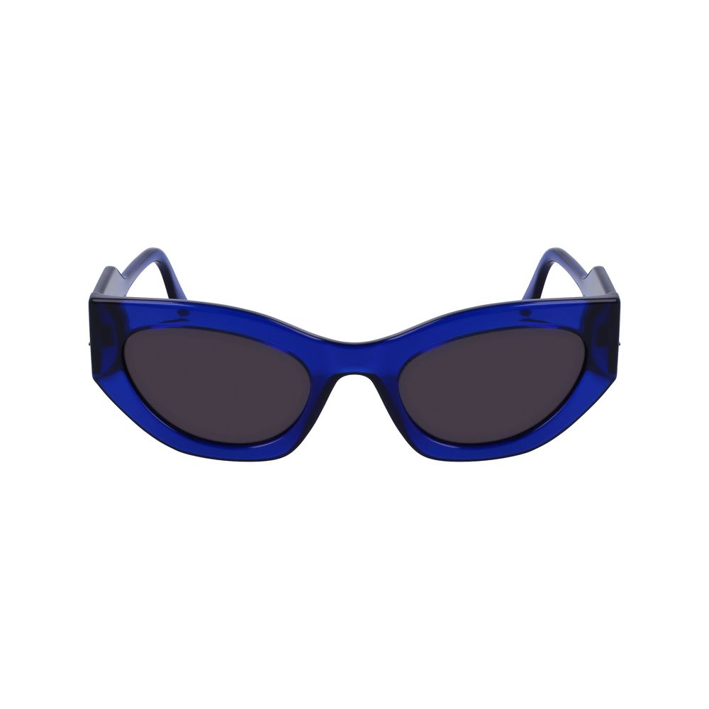 Lunettes de soleil injectées bleues Karl Lagerfeld